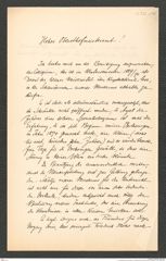 k.k. naturhistorisches Hofmuseum, Intendanzakten 1885-1896 (Hauer), Aktenzahl Z.376.a/1889, Seite 1